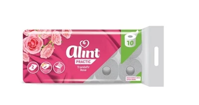 Alint hartie igienica practic 10role 2 str trandafir